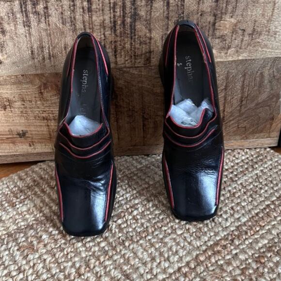 Rare Y2k Stephane Kelian Wedge Square Toe Shoes, Size 7 - Picture 5 of 8